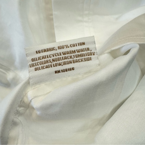 Haute Home Linens St. Moritz pajamas set with blue ice trim boutique Size Lg - Picture 8 of 15